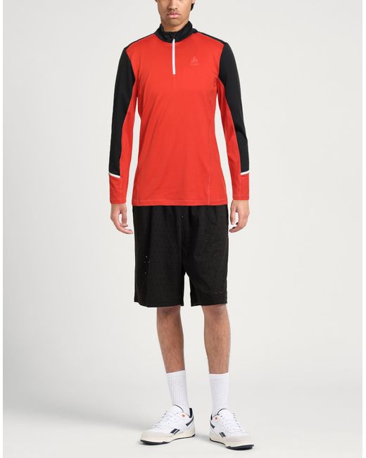 Odlo Sweatshirt in Red für Herren