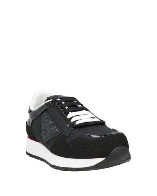 Emporio Armani Black Trainers
