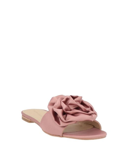 Paloma Barceló Pink Calipso Sandals Textile Fibers