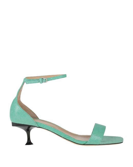 Sergio Rossi Green Sandals