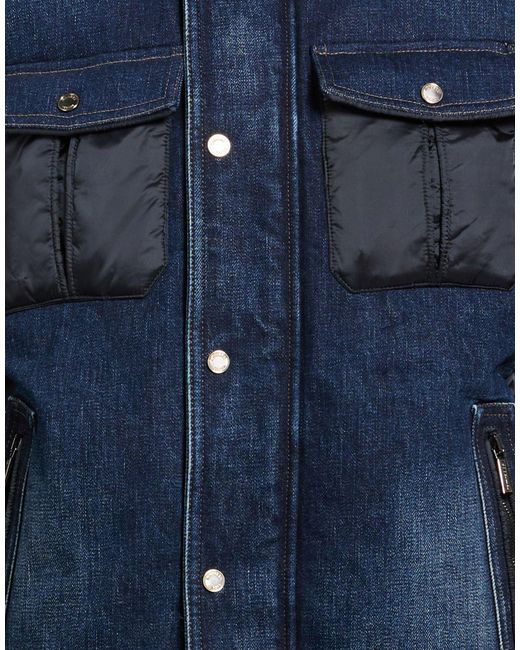 Moorer Blue Puffer Cotton, Polyurethane for men