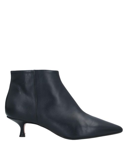 Anna F. Blue Ankle Boots