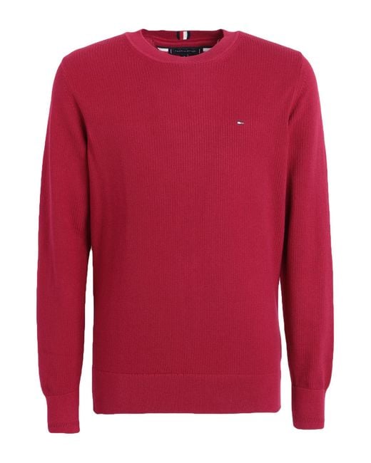 Tommy Hilfiger Sweater in Red for Men | Lyst