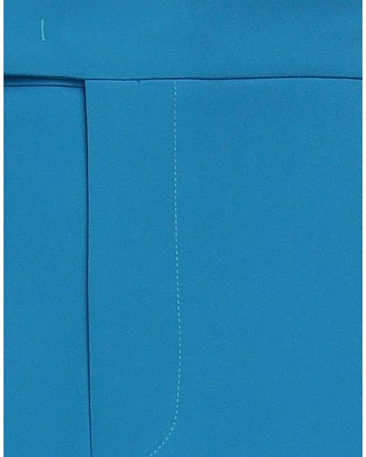 Gaelle Paris Blue Pants Polyester, Elastane
