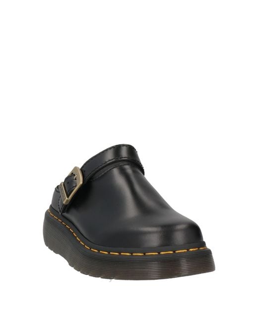 Dr. Martens Black Mules & Clogs Leather