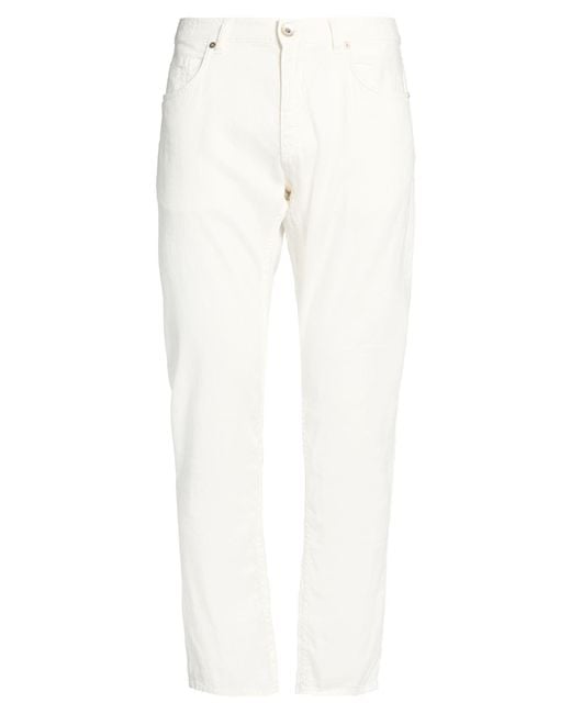 Eleventy White Pants for men