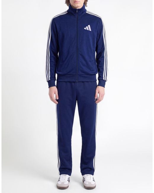 Adidas Blue Tracksuit Polyester for men