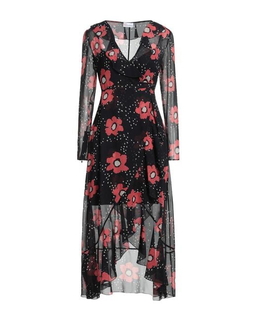 RED Valentino Black Midi Dress