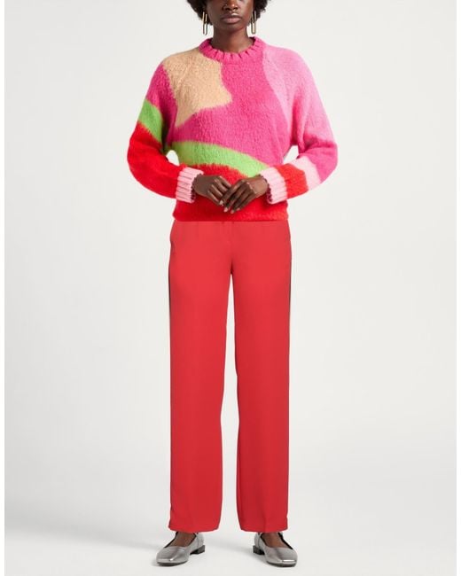 Barbara Bui Red Pants Polyester