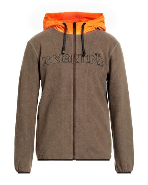 La Martina Gray Sweatshirts for men
