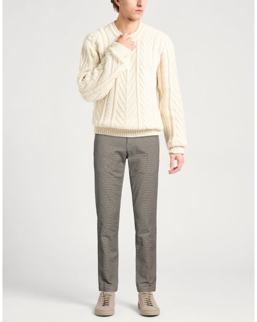 Bikkembergs Gray Pants Cotton, Elastane for men