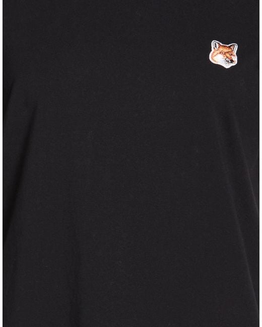 Maison Kitsuné Black T-Shirt Cotton