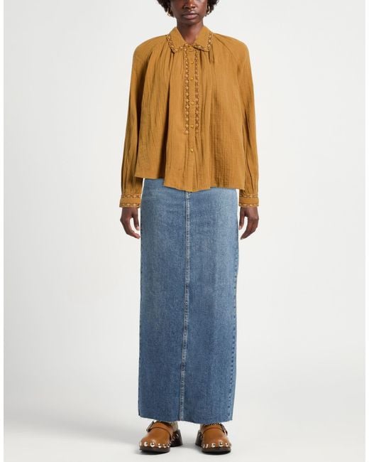 Ba&sh Brown Shirt Cotton