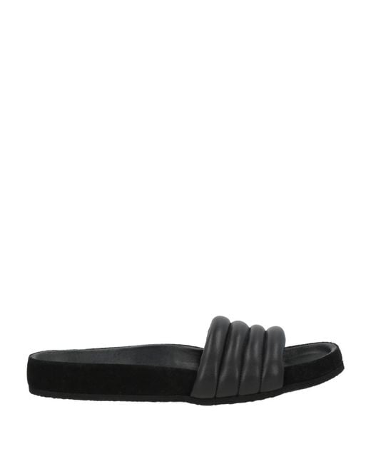 Isabel Marant Black Sandals Leather for men
