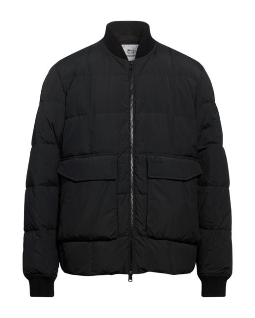 Woolrich Black Puffers for men