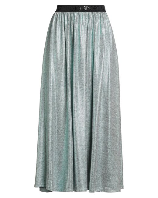 Liu Jo Blue Midi Skirt