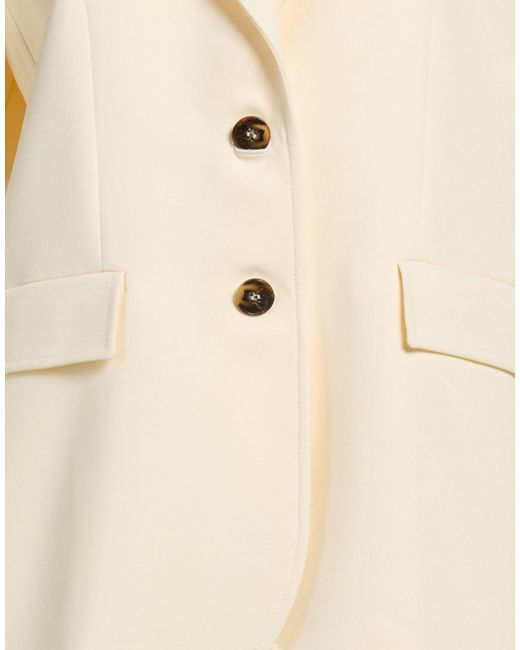 Marella Natural Blazer Polyester, Elastane, Acetate, Viscose
