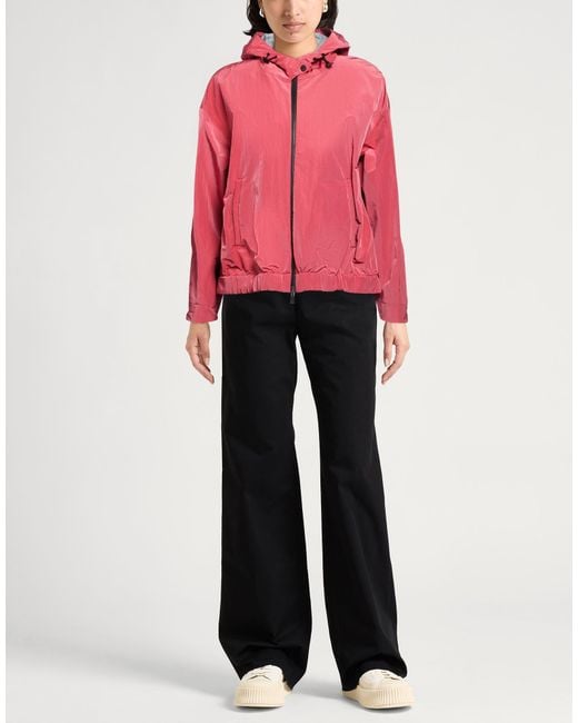 Herno Pink Laminar Coral Jacket Polyamide