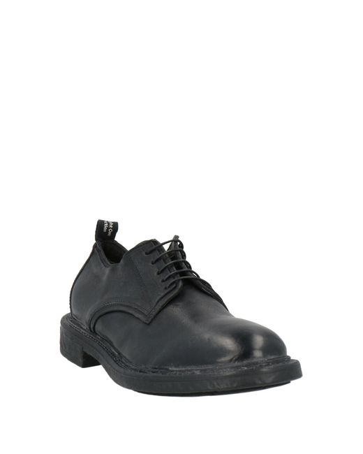 Moma Black Lace-Up Shoes Leather for men