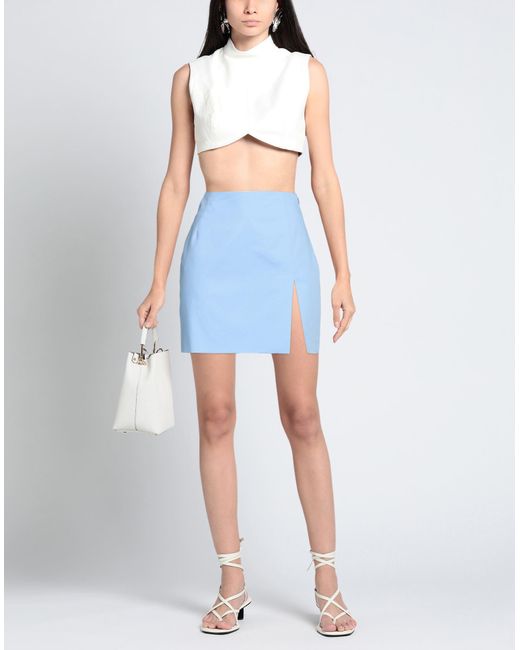 ANDAMANE Blue Mini Skirt