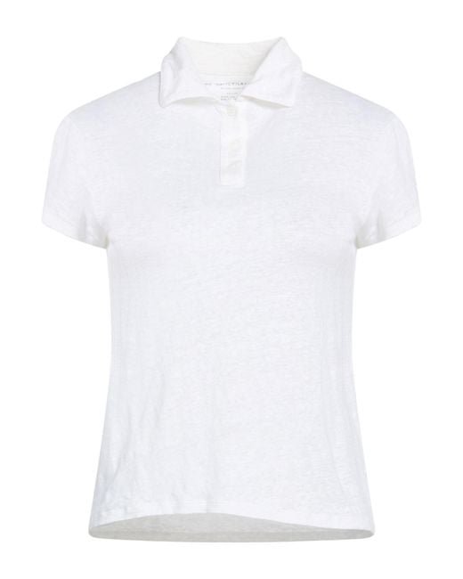 Majestic Filatures White Polo Shirt