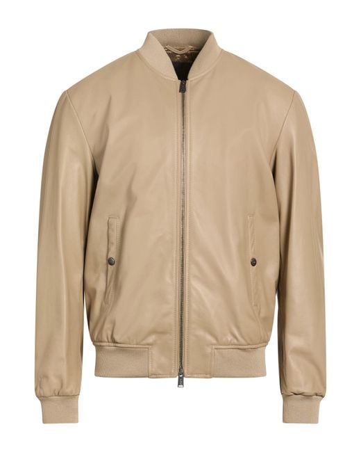 Add Natural Jacket Ovine Leather for men