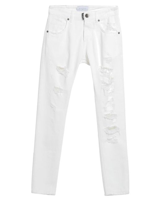 Gaelle Paris White Jeans for men