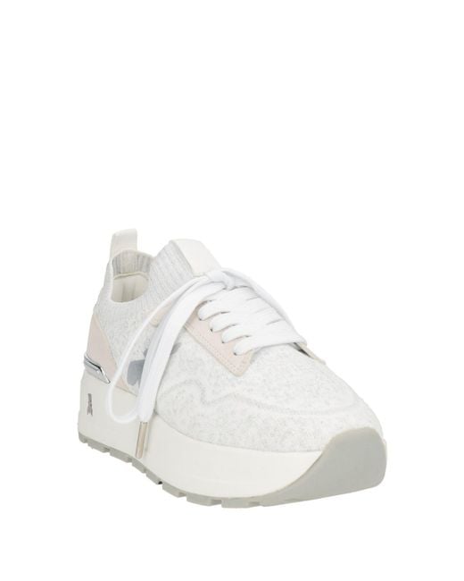 Patrizia Pepe White Sneakers Textile Fibers