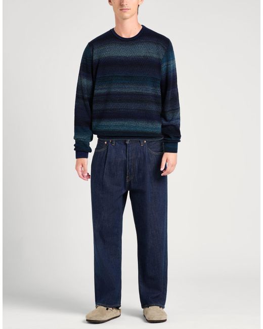Harmont & Blaine Blue Sweater Wool, Acrylic, Alpaca Wool for men