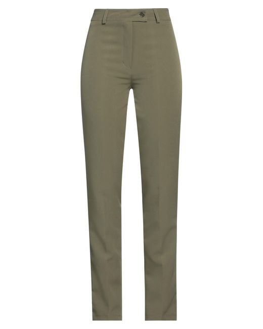 Boutique De La Femme Green Trouser