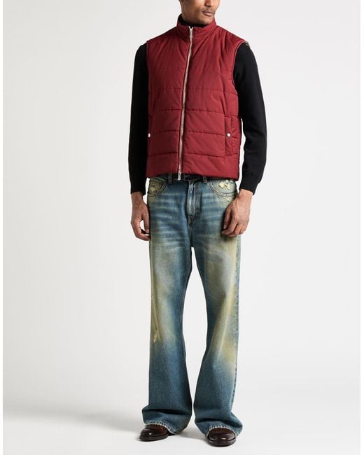 Veste sans manches Eleventy pour homme en coloris Red