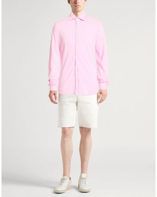 Fedeli Pink Shirts for men