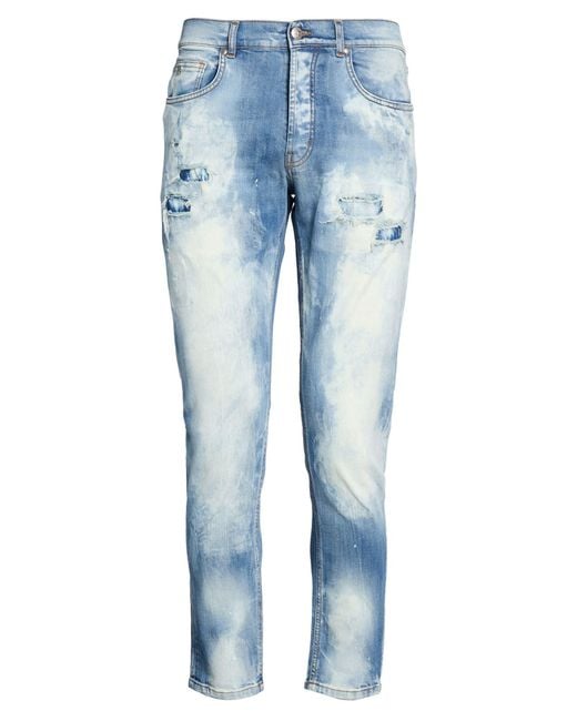 Pantalon En Jean John Richmond pour homme en coloris Blue