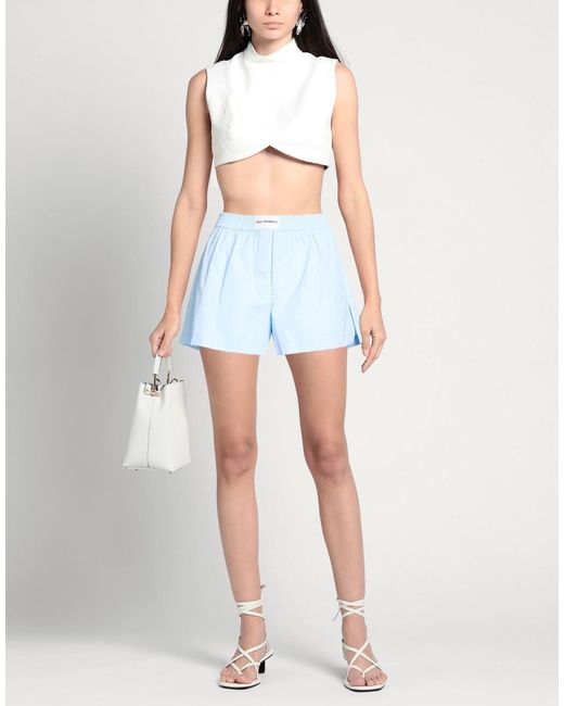 DES_PHEMMES Blue Shorts & Bermuda Shorts