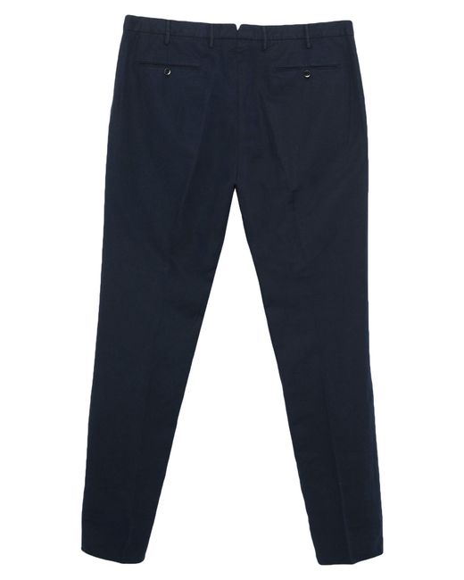 Incotex Blue Pants Linen, Cotton for men