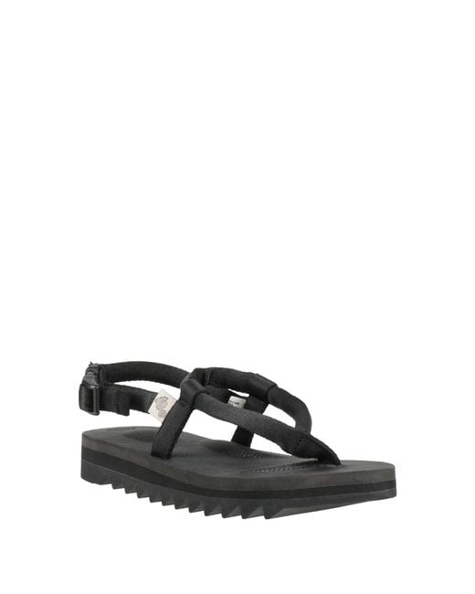 Suicoke Black Thong Sandal