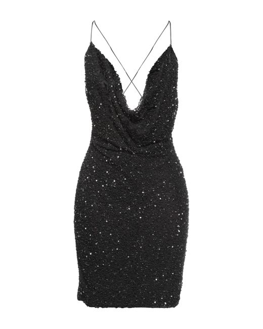 retroféte Black Mich Sequin-embellished Minidress