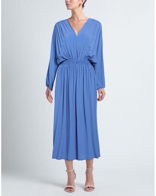 Grifoni Blue Midi Dress