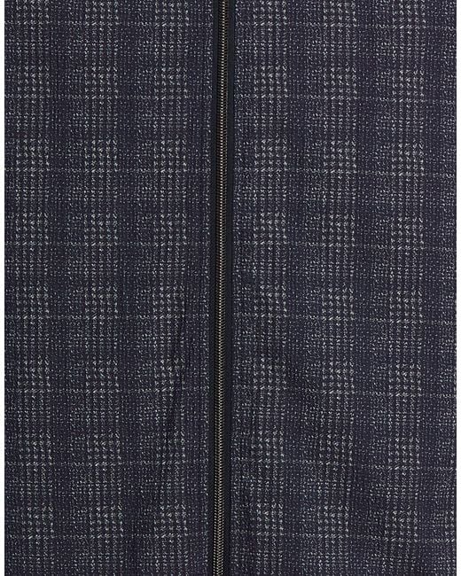 Herno Blue Midnight Jacket Cotton, Elastane for men