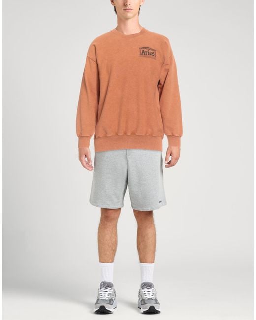 Aries Orange Sweatshirt Cotton for men
