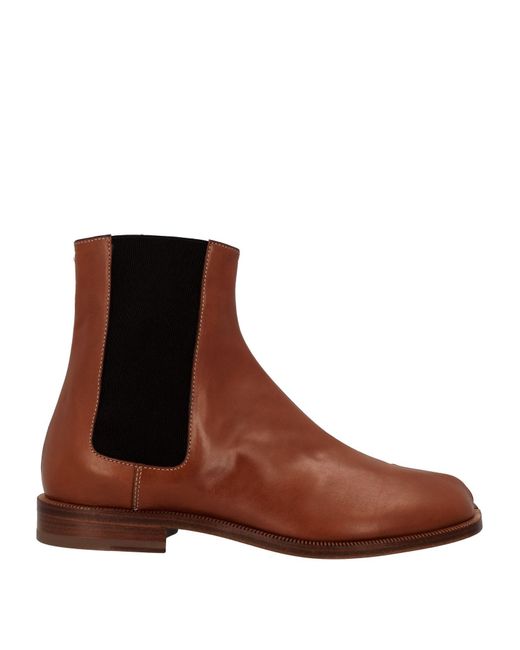 Maison Margiela Brown Ankle Boots for men