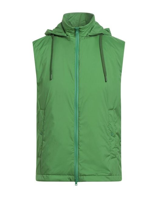Herno Green Vests for men