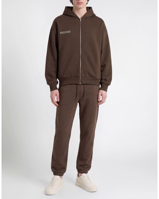 PANGAIA Brown Sweatshirt Organic Cotton, Recycled Cotton for men