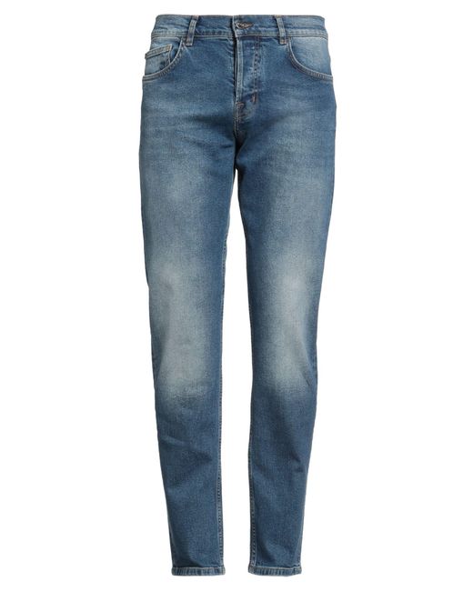 Ice Play Blue Denim Trousers for men