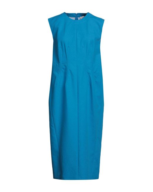 Sportmax Blue Midi Dress