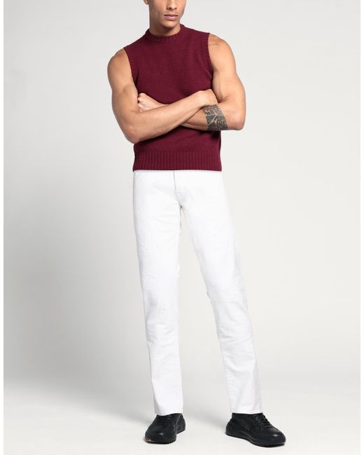Tramarossa White Jeans Cotton, Elastane for men