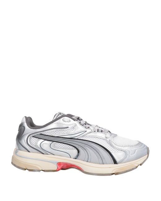PUMA White Sneakers Textile Fibers