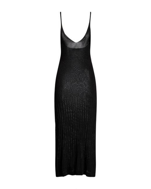 DSquared² Black Midi Dress Viscose