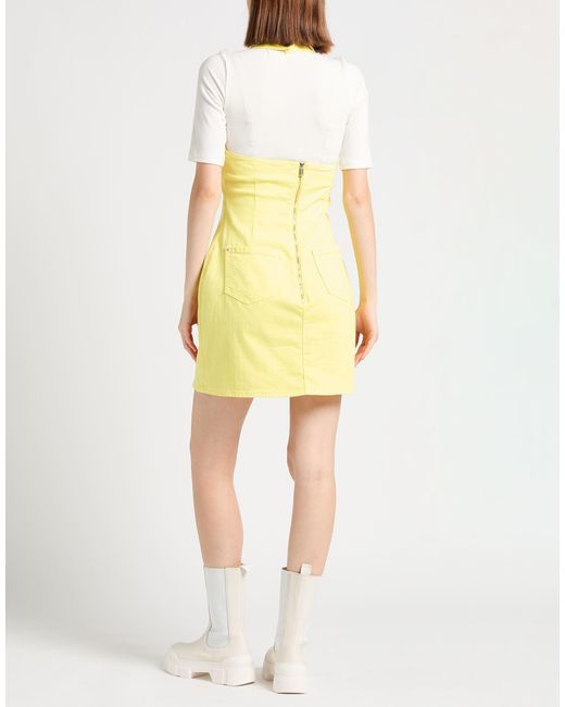 DSquared² Yellow Mini Dress
