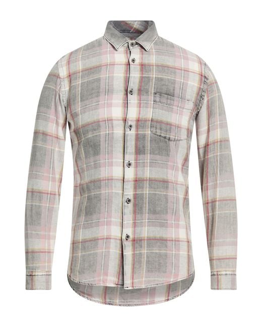 Daniele Alessandrini White Light Shirt Cotton for men